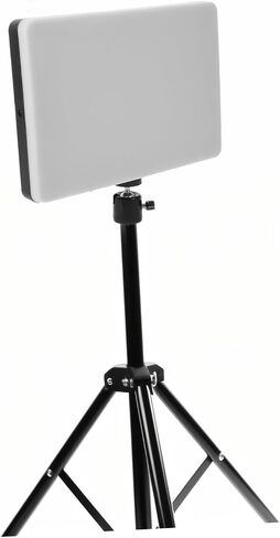 Rechargeable LED Video Light Panel for Vlogging and Video Recording, Lightweight Energy Efficient Plastic Portable Spotlight for Photography and Streaming in Saudi Arabia