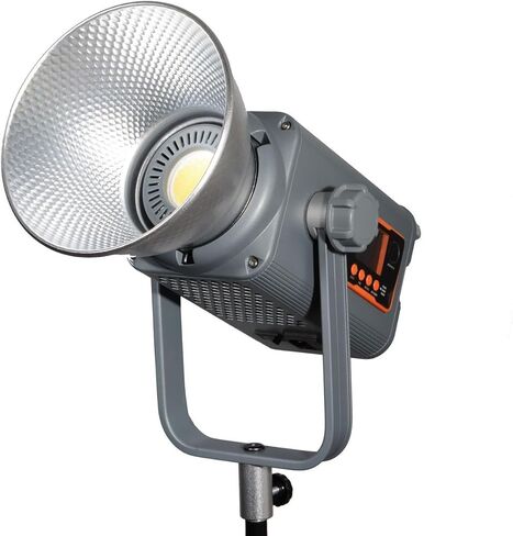 Bi-Color Led Video Light, 300w Cob Continuous Lighting, 2700k–6500k and CRI 98+ Tlci 99+, 30,000lm Ultra-high Brightness and Durable Body, for Video Recording, Photography Studio Grey in Saudi Arabia