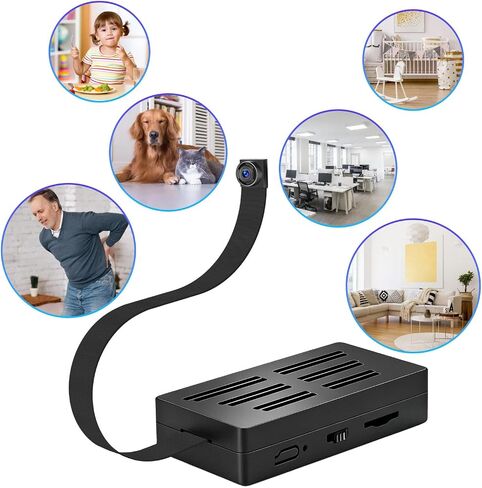 1080P DIY Mini Video Security Camera with Motion Detection, Portable Nanny Cam for Home Indoor Outdoor (with 32GB) in Kuwait