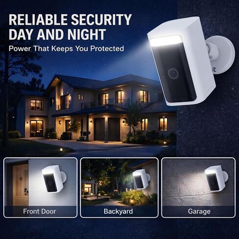 عبوتان من البطاريات لكاميرا Wyze Battery Cam Pro، وجرس باب كاميرا ثنائي لاسلكي، وقفل راحة اليد | بطارية خارجية قابلة لإعادة الشحن بقدرة 7000 مللي أمبير في الساعة بديلة لكاميرا Wyze Doorbell Cam Pro مع منفذ USB-C WBAT1 WBAT2 in Kuwait