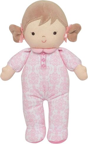Little Me Plush 11 inch Boy Doll with Rattle, Oliver (Sport Print, Blue) in Saudi Arabia