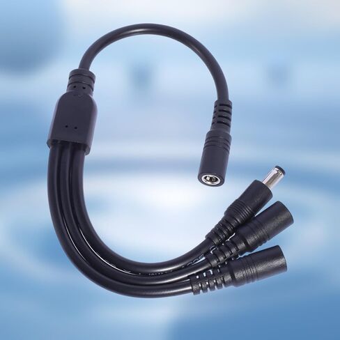 1 to 3 Split DC5521 Power Extension Cable 30cm for Tapo C110 C211 C510W Cameras and More Digital Devices Electronic Device Charger in Saudi Arabia