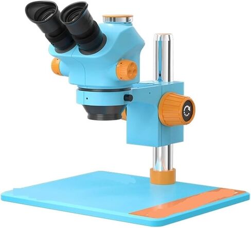 Microscope, Microscope Trinocular 7-50X Continuous Zoom Phone PCB with Camera for Electronic Repair Equipment for Children Students Adults Beginner Learning and Experiment,for Homeschool Lab in Saudi Arabia