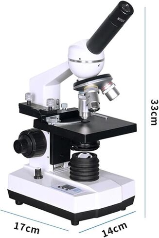 Microscope, Microscopes, Biological for Children and Students Economic Monocular Optics Stereo Educational Laboratory Microphones High Resolution Images,for Homeschool Lab in Saudi Arabia
