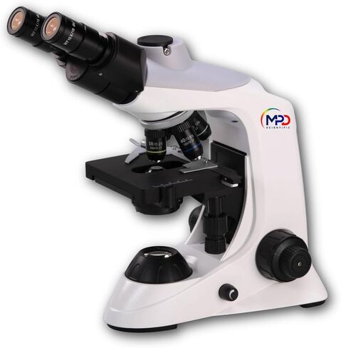 MP200 Series Educational Compound Microscope — Infinity-Corrected Achromatic or Plan Objectives, Monocular, Binocular or Trinocular Head, 40×–1000× Magnification, 3W LED (MP203) in Kuwait