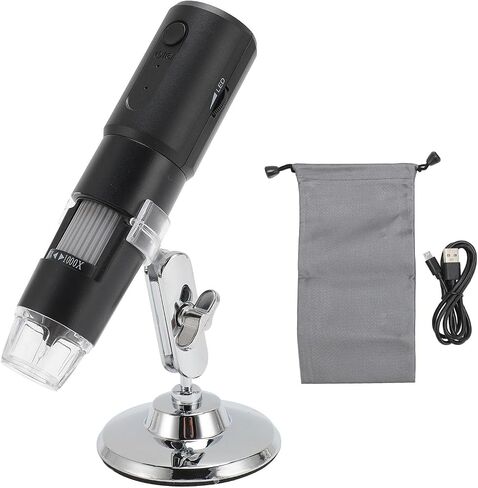 High Resolution Wireless Digital Microscope with 1000x Magnification for Academic Research and Home Use ABS Material in Saudi Arabia