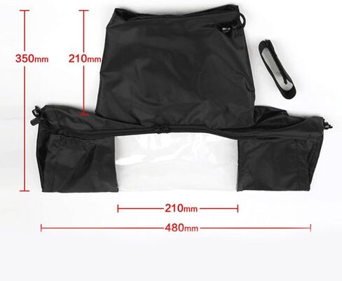 Lens Rain Cover Camera Protective Cover for DSLR with Elastic Adjusting Rope, Made of Nylon and Plastic, for Rainy Season Outdoor Photography in Kuwait
