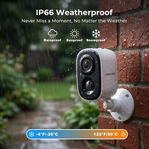 Security Camera Wireless Outdoor 2.5K, 2.4G WiFi Battery Powered Indoor Camera, Magnetic Mount Cameras for Home Security, AI Detection Night Vision Smart Camera with Spotlight, Two Way Audio, 4pack in Saudi Arabia