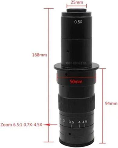 Microscope, Microscope Magnification Adjustable 180X Zoom C-Mount Lens USB Industrial Video Camera, Clearer and Brighter,for Homeschool Lab in Saudi Arabia