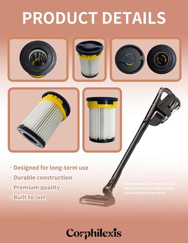 Fine Dust Filter HX-FSF2 Compatible with Miele Triflex HX1 Facelift,HX2 Cordless Vacuums,replace 11945240 in Kuwait
