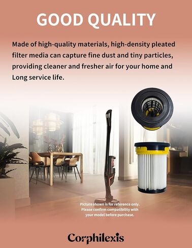 Fine Dust Filter HX-FSF2 Compatible with Miele Triflex HX1 Facelift,HX2 Cordless Vacuums,replace 11945240 in Kuwait