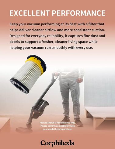 Fine Dust Filter HX-FSF2 Compatible with Miele Triflex HX1 Facelift,HX2 Cordless Vacuums,replace 11945240 in Kuwait