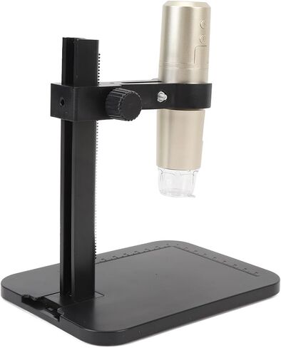 Digital WiFi USB Handheld Microscope Wireless Digital Microscope Portable Lightweight Adjustable Stand with 8 Dimmable LEDs for Watches Repair in Saudi Arabia