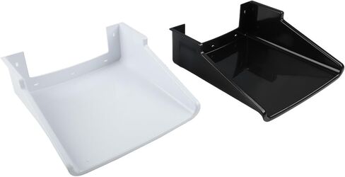 Outdoor Security Camera Sun Rain Cover | Plastic Lens Protector Shield For CCTV Cameras, Weather Resistant Sunshade Housing To Reduce Overheating, 2 Pack Black White in Kuwait