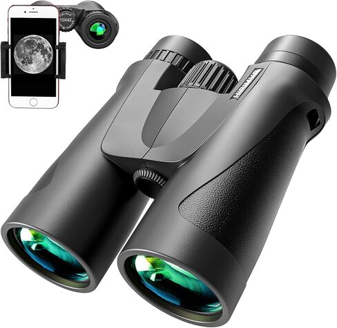 Powerful 10x42 Youth Binoculars for Adults high Powered Hunting Birding Travel Theater Astronomy Bird Watching Opera geo Safari Marine Birdwatching in Saudi Arabia