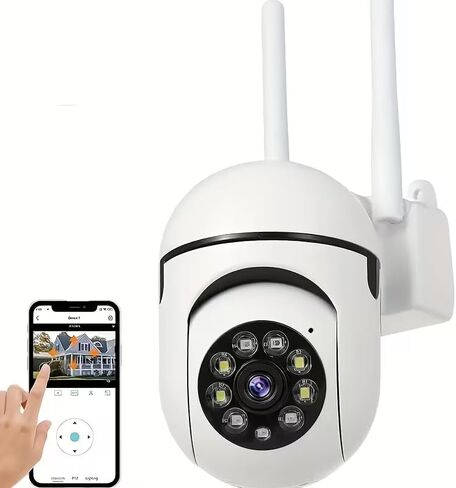 4 pcs of Wireless Indoor Camera 4MP Resolution, 360° Panoramic View, Two-Way Audio, 2.4GHz Wireless WiFi Connection, Motion Detection, Mobile app + USB Power Supply in Kuwait