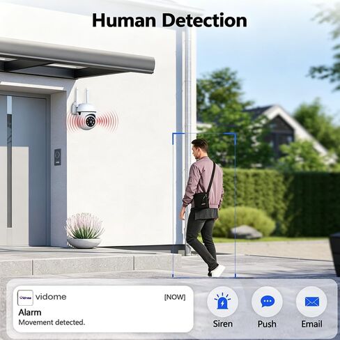 4 pcs of Wireless Indoor Camera 4MP Resolution, 360° Panoramic View, Two-Way Audio, 2.4GHz Wireless WiFi Connection, Motion Detection, Mobile app + USB Power Supply in Kuwait