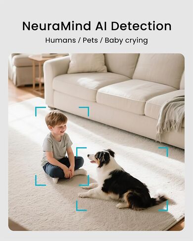 youkey Mini Magnetic Indoor Camera, 2K Plug-in Home Security Camera | 24/7 Recording, 2-Way Audio, Siren, Night Vision, No Subscription Local Storage, Works with Alexa & Google, for Baby & Pet in Kuwait