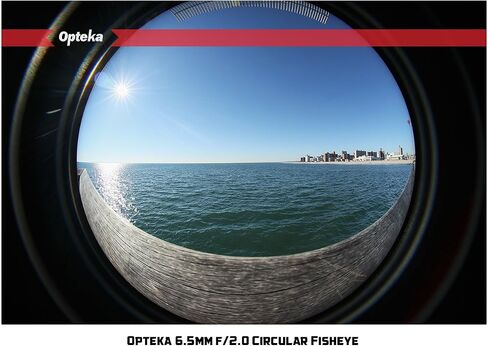 Opteka 6.5mm f/2 HD MC Manual Focus Fisheye Lens Compatible for Fuji X Mount APS-C Digital Cameras in Saudi Arabia
