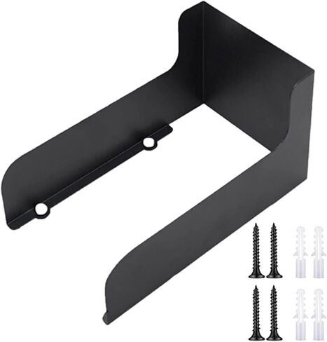 Black Metal Band Doorbell Rain Cover, Galvanized Iron Sun Shield for Video Doorbell, Coated Finish to Help Keep Out Rain, Sun, and Dust, Includes Mounting Screws and Anchors Kit in Saudi Arabia