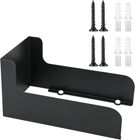 Black Metal Band Doorbell Rain Cover, Galvanized Iron Sun Shield for Video Doorbell, Coated Finish to Help Keep Out Rain, Sun, and Dust, Includes Mounting Screws and Anchors Kit in Saudi Arabia