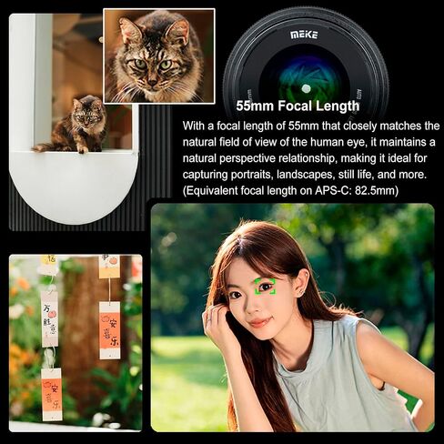 عدسة Meike 55mm F1.8 Pro X-Mount STM Auto Focus Prime لكاميرات Fujifilm Fuji X-Mount X-Pro2 X-T3 X-T2 X-T30 X-T20 X-E3 X-T100 X-A5 X-T10 X-A2 X-E2 X-E2S X-H1 in Kuwait