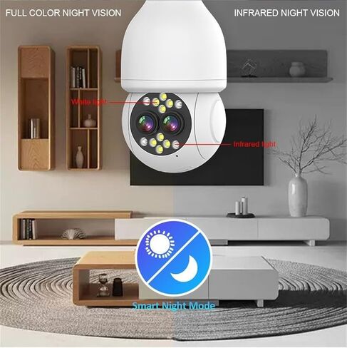 Outside Camera Wireless, Home Security Cameras, Two Way Audio FHD Color Night Vision Human Motion Detection, for Home Security Recording Indoor Outdoor in Kuwait