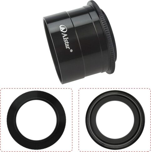 Alstar Astronomical 2"/M48-extension Tube Kit 5mm 8mm 10mm 20mm 30mm - Bundle with - 2" T-2 Focal Camera Adapter in Kuwait