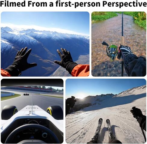 4 in 1 Accessories Kit Set for DJI Action 6/5/4, GoPro Hero 13/12/11/10 and More, Quick Release Head Strap Mount + Chest Mount Harness + Backpack Clip Holder + 360°Rotating Palm Strap in Saudi Arabia