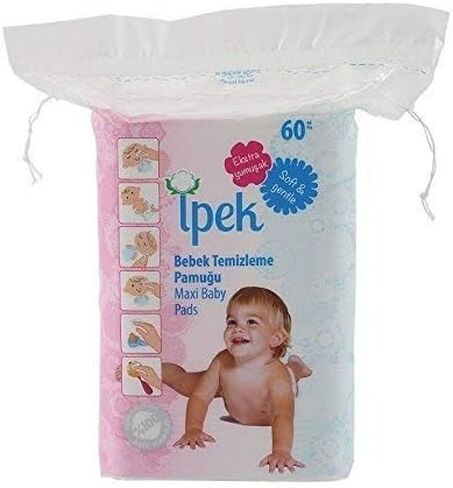 Baby Organic Large Dry Pads 100% Cotton Squares for Baby Care Diapering (Organic 360 Count) in Kuwait