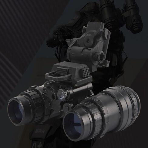Tactical Airsoft Hunting PVS15 Dummy Night Vision Goggles Model with Mount, No Function Night Vision Binoculars & Goggles for Tactical Helmet NVG Mount, Cosplay Prop in Saudi Arabia