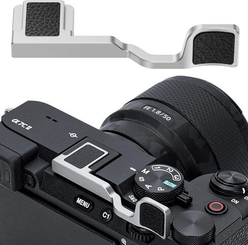A7C II R Thumb Grip Rest Holder for Sony A7CII A7CR A7C2 Thumb -Silver in Saudi Arabia