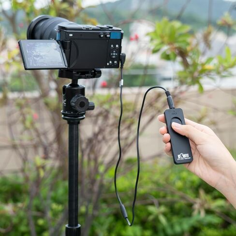 Kiwifotos Remote Control Shutter Release for Fuji X-T30 III II X100VI X-T5 | for Fujifilm X-T4 X-T3 X-T2 X-T30 X-T20 X100V X100F X100T X-PRO3 X-T100 X-H1 X-H2 X-H2S GFX100S II GFX100 GFX50S X-A5 & More in Saudi Arabia