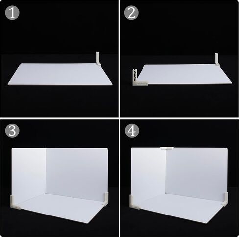 3-Pack Black and White Photo Backdrop Boards, 12 x 12 and 12 x 16 in | Double-Sided Waterproof Boards, White and Black Backdrops for Food, Jewelry, Cosmetics, Flat Lays and Close-Ups in Saudi Arabia