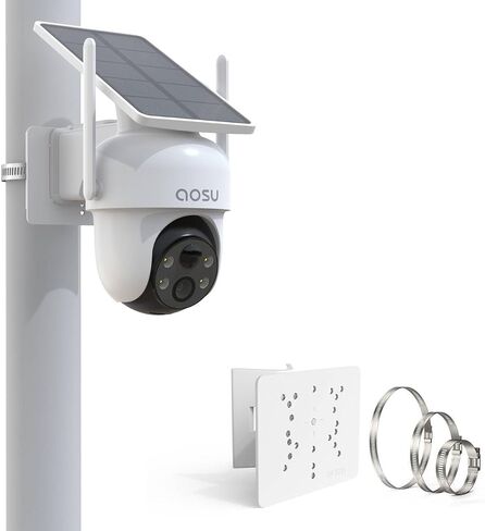 حامل عمود لـ AOSU D1 SE/Lite/Max، eufy Solocam S340/E30، Reolink Argus PT 3MP/4MP/5MP/2K ANSQUE(GU01/SA01)، SEHMUA، TP-Link Tapo Outdoor Pan/Tilt Wi-Fi، Cinnado B6 كاميرات الأمان (أبيض) in Kuwait