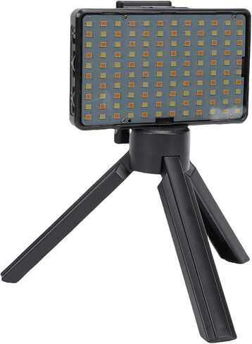 Adjustable LED Fill Light 2500K-9000K | Photography Lighting with CPL Polarizer, Tripod & Clamp for Live Streaming in Saudi Arabia