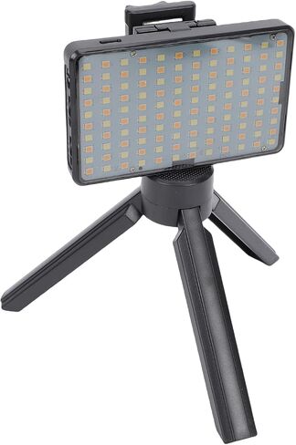 Adjustable LED Fill Light 2500K-9000K | Photography Lighting with CPL Polarizer, Tripod & Clamp for Live Streaming in Saudi Arabia