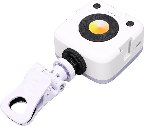Adjustable LED Camera Light,Photography Light with Phone Clip 3000K to 6500K for Live Streaming in Saudi Arabia
