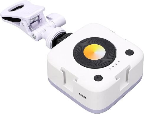 Adjustable LED Camera Light,Photography Light with Phone Clip 3000K to 6500K for Live Streaming in Saudi Arabia
