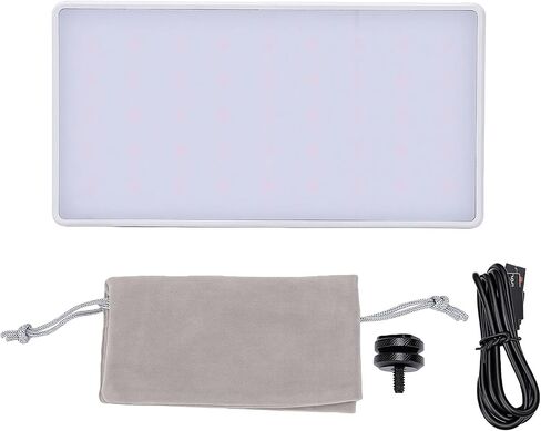 Portable RGB LED Video Light | APP Control 4000mAh Battery Hot Shoe Mount with 24 Scene Modes 120° Beam Angle for Photography in Saudi Arabia