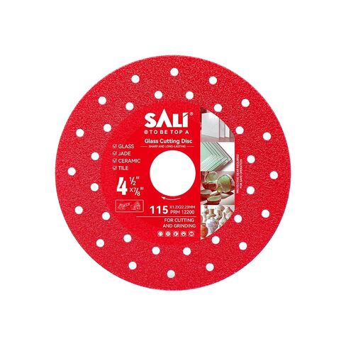 SALI 5 Pack 4-1/2" Diamond Saw Blades, 7/8" Arbor Tile Cutter Discs for Angle Grinder, Wet/Dry Cutting for Porcelain, Ceramic, Glass, Marble, Jade, Crystal & Wine Bottles (5, 4-1/2") in Saudi Arabia