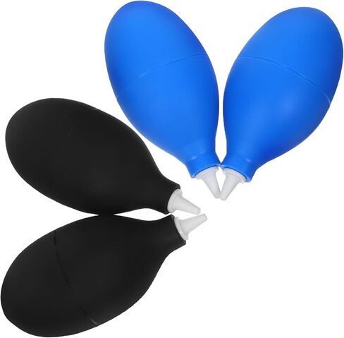 4pcs Silicone Air Blower for Camera Lenses and Electronics, Portable and Lightweight Manual Dust Blower Bulb for Photographers and Office Workers in Saudi Arabia