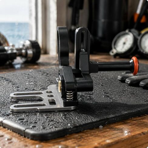 Camera Extension Pole Adjustable Diving Camera Bracket Action Camera Mount Underwater Camera Holder Trigger Control Alloy Build Lightweight Travel, Red in Saudi Arabia