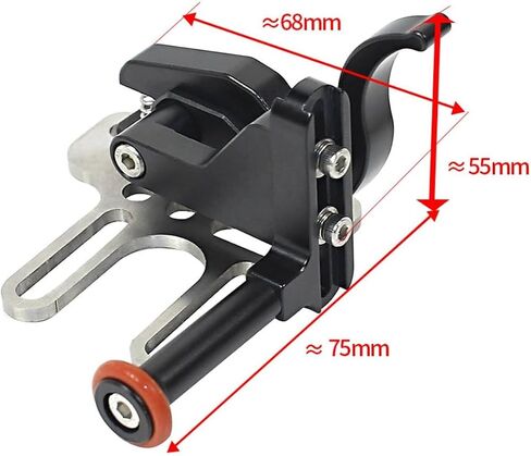 Camera Extension Pole Adjustable Diving Camera Bracket Action Camera Mount Underwater Camera Holder Trigger Control Alloy Build Lightweight Travel, Black in Saudi Arabia