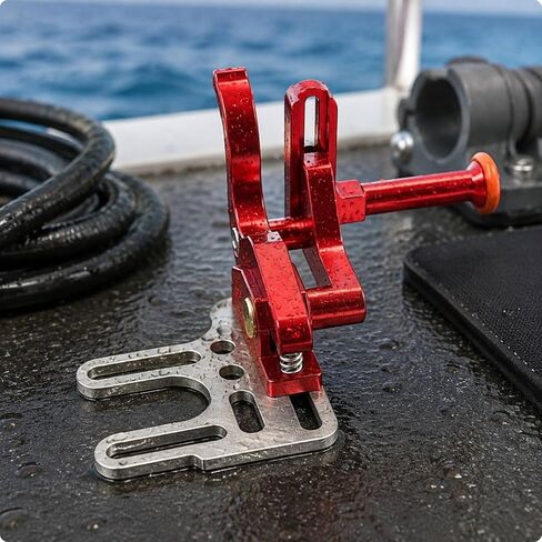 Camera Extension Pole Adjustable Diving Camera Bracket Action Camera Mount Underwater Camera Holder Trigger Control Alloy Build Lightweight Travel, Black in Saudi Arabia