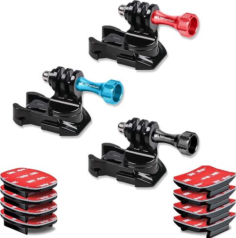 Adhsive Sticky Pad Mount and Helmet Buckle Mount Adapter Kit for GoPro Hero 12 11 10 9 8 7 6 5 4 3 2 & Other Action Cameras in Saudi Arabia