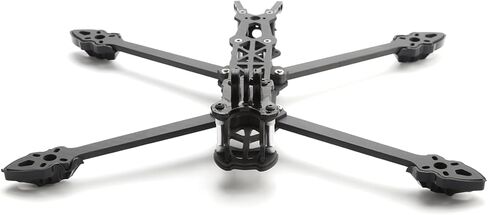 HXBER Mark4 8inch 375mm with 5mm Arm Quadcopter Frame 3K Carbon Fiber 8'' FPV Freestyle Racing Drone with Print Parts for DIY FPV, Black in Saudi Arabia