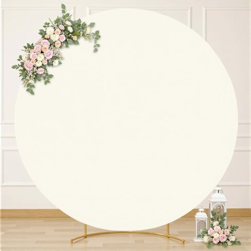 7.2FT Navy Blue Round Backdrop Cover Balloon Circle Arch Backdrop Cover Wedding Round Arch Covers Stretchy Spandex Bridal Shower Baby Shower Birthday Party Thanksgiving Friendsgiving Photo Backdrop in Saudi Arabia