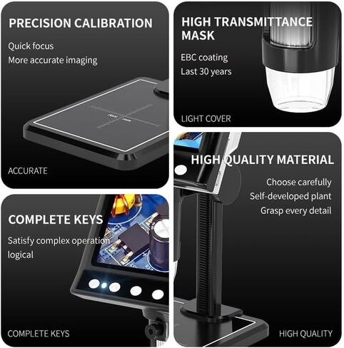 Digital Microscope 1600X Microscope Video Microscope for Adult Welding in Kuwait