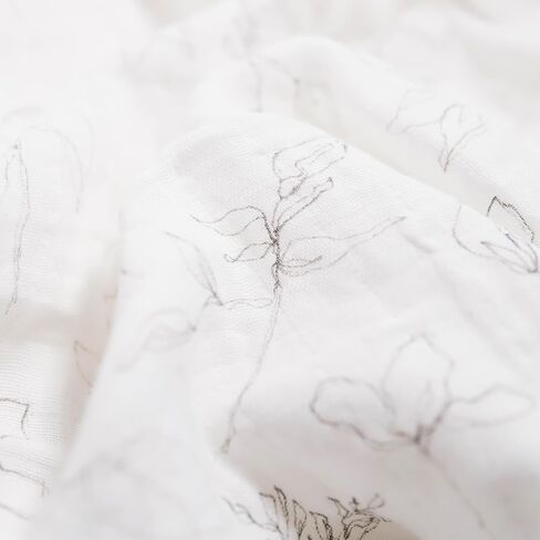 Little Unicorn 100% Natural Organic Cotton Muslin Swaddle Blanket (Pencil Floral) in Kuwait